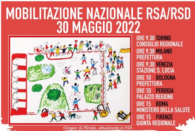 Scopri di più sull'articolo Sanità- 30 maggio: Giornata Nazionale di Mobilitazione dei Comitati Familiari delle RSA/RSD