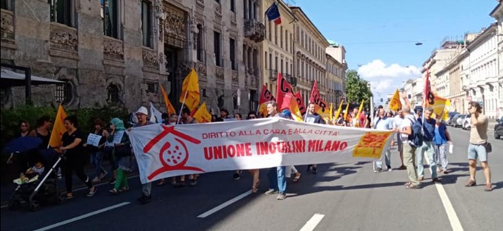 Scopri di più sull'articolo Mobilitazione a Milano dei sindacati inquilini