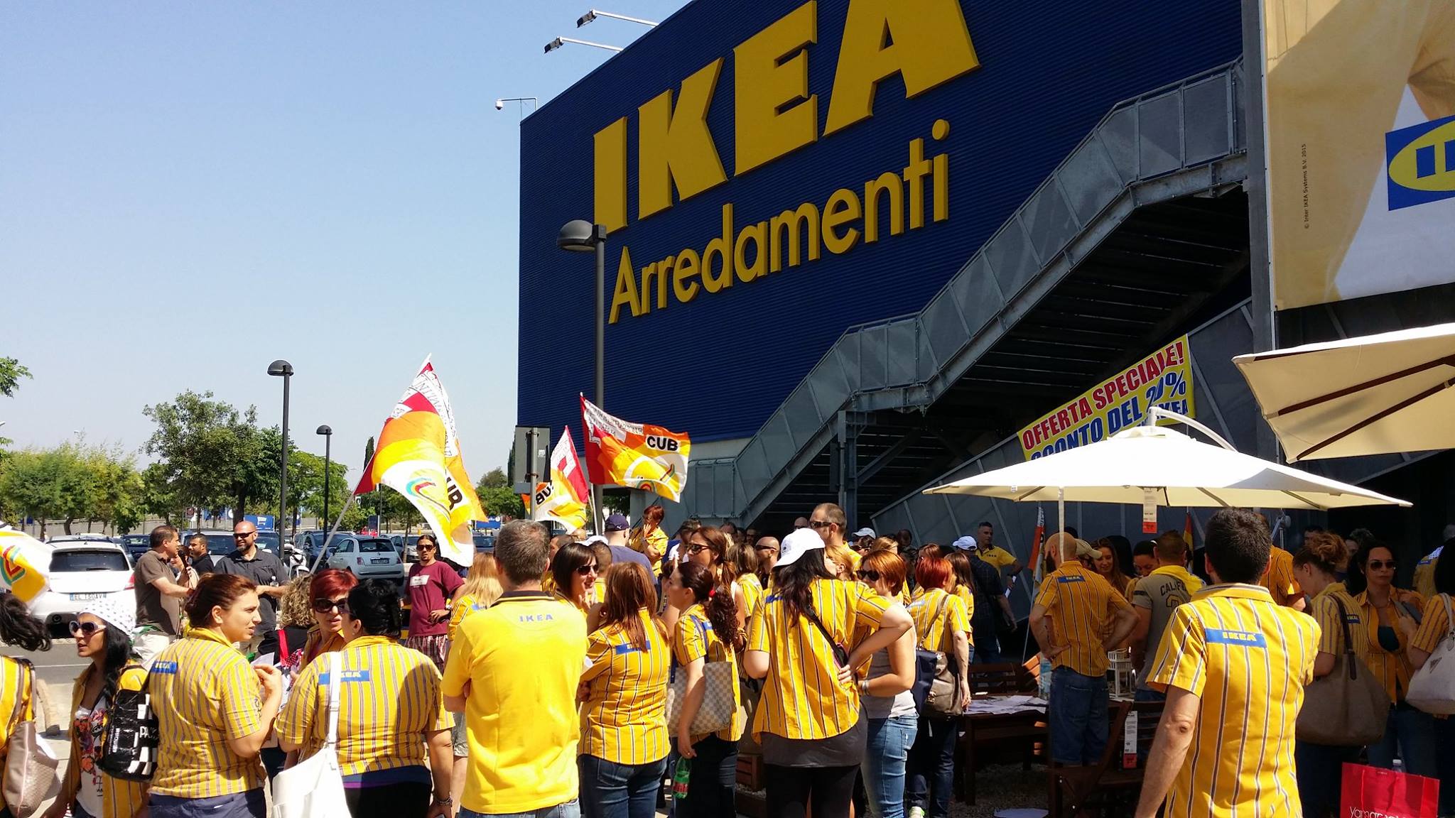 Scopri di più sull'articolo PIATTAFORMA RIVENDICATIVA DEL “COORDINAMENTO NAZIONALE IKEA del sindacato FLAICAUNITI – CUB