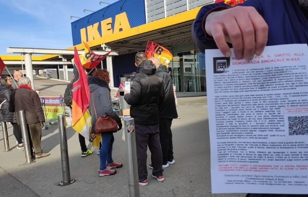 Rassegna Stampa- Ikea: presidio Flaica-Cub per diritto democrazia sindacale