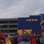 A national strike in Italy against multinational companies and Ikea's anti-unionist policies.