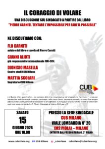 Una discussione su il sindacato a partire dal libro "Pierre Carniti. Tentare l'impossibile per fare il possibile".