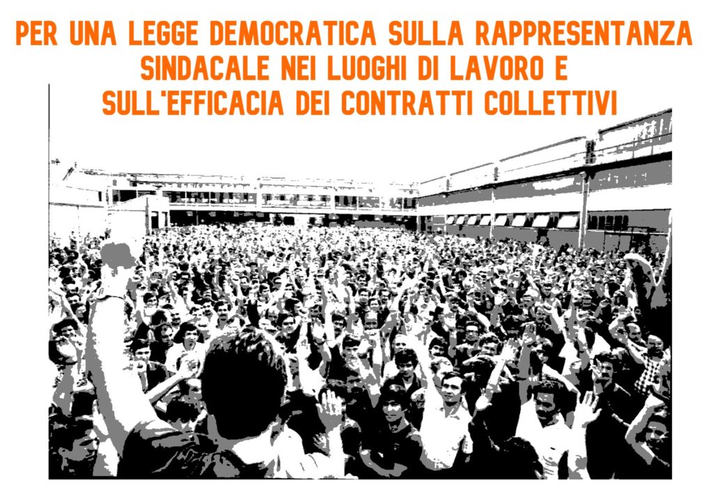 Per una legge democratica sulla rappresentanza sindacale nei luoghi di lavoro