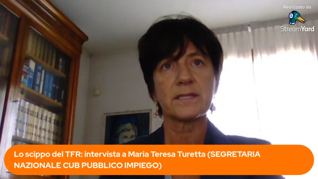 Lo scippo del TFR – Intervista a M.T. Turetta