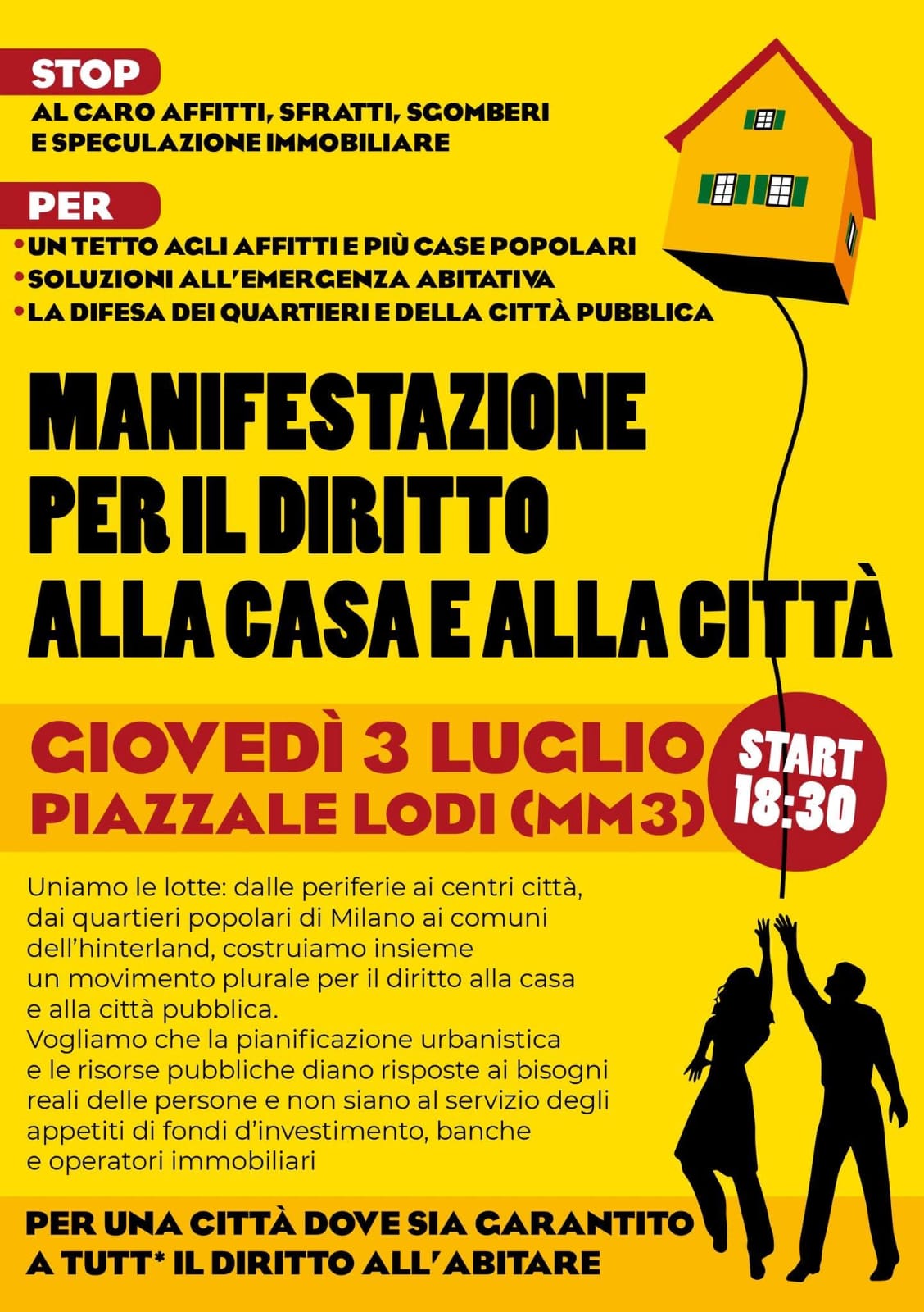 Scopri di più sull'articolo Manifestazione per il diritto alla casa e alla città