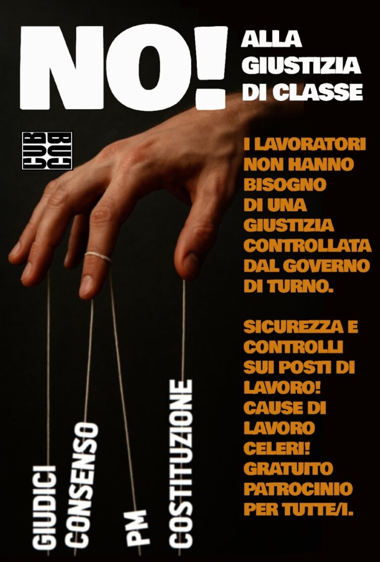 Riforma della giustizia? No, una legge per l’impunità dei potenti