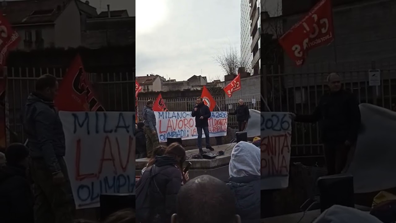 Scopri di più sull'articolo Presidio lavoratori hotel apertura delle Olimpiadi Milano-Cortina